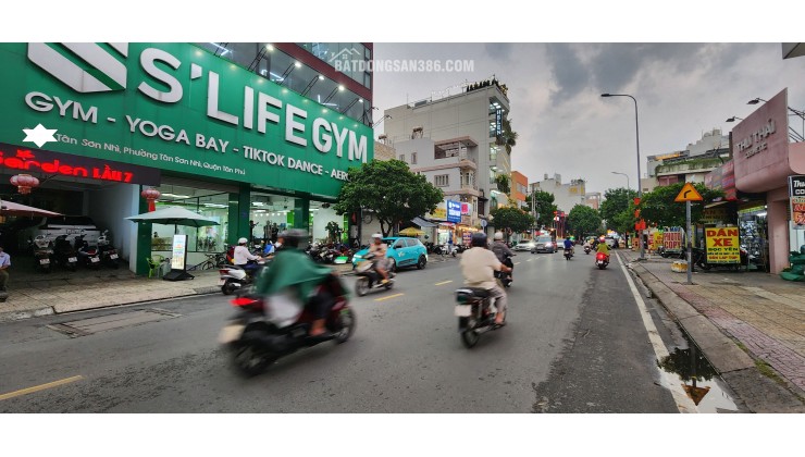 Cho thuê nhà Mặt tiền Tân Sơn Nhì Q.Tân Phú 100m² - KHU CỰC SẦM UẤT